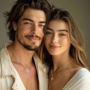 Gifts for Bible Lovers Matching Pendant Necklaces for Couples My Nano Jewelry