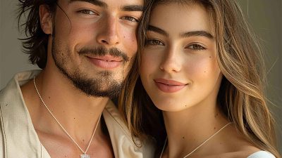 Gifts for Bible Lovers Matching Pendant Necklaces for Couples My Nano Jewelry