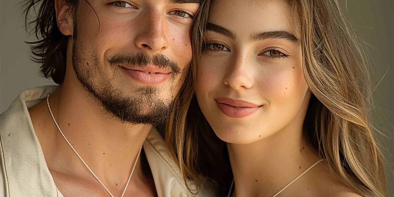 Gifts for Bible Lovers Matching Pendant Necklaces for Couples My Nano Jewelry