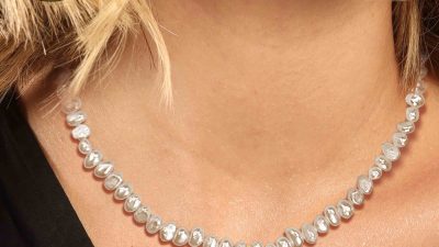 Necklace Shop Pearl String With Square Bible Pendant From My Nano Jewelry